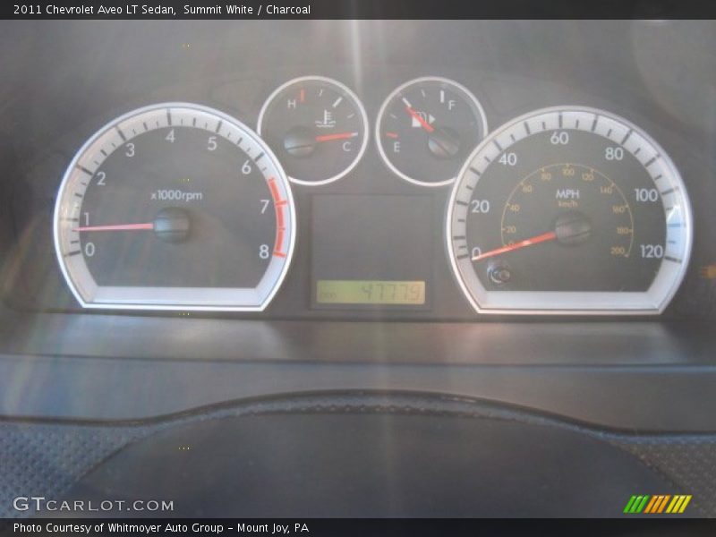 Summit White / Charcoal 2011 Chevrolet Aveo LT Sedan