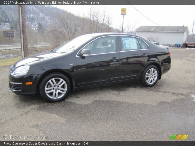 Black / Anthracite 2007 Volkswagen Jetta Wolfsburg Edition Sedan