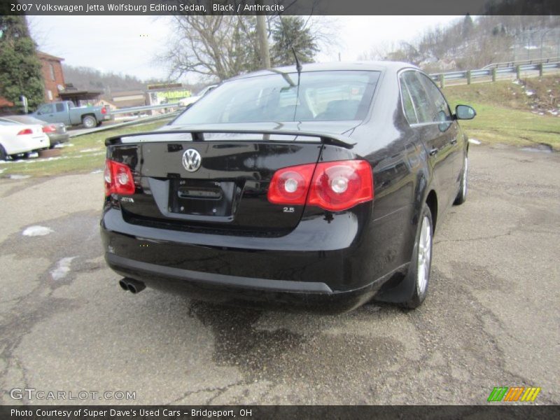 Black / Anthracite 2007 Volkswagen Jetta Wolfsburg Edition Sedan