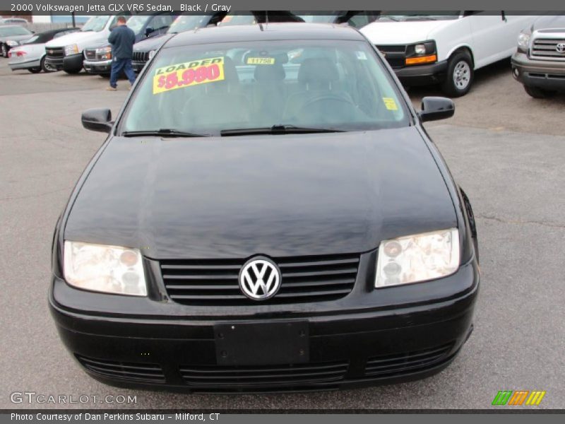 Black / Gray 2000 Volkswagen Jetta GLX VR6 Sedan