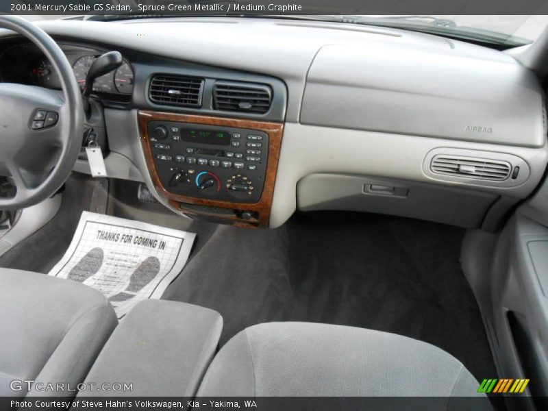 Spruce Green Metallic / Medium Graphite 2001 Mercury Sable GS Sedan
