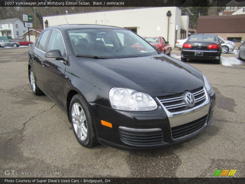 Black / Anthracite 2007 Volkswagen Jetta Wolfsburg Edition Sedan
