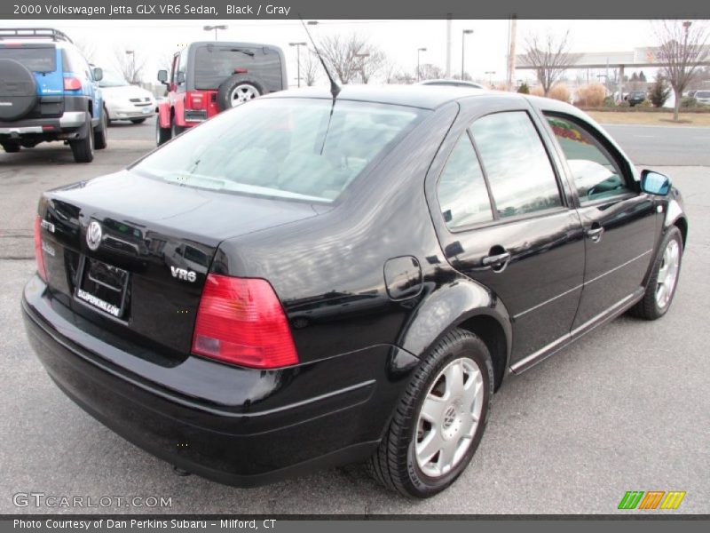 Black / Gray 2000 Volkswagen Jetta GLX VR6 Sedan