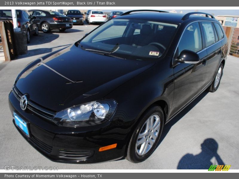 Black Uni / Titan Black 2013 Volkswagen Jetta TDI SportWagen