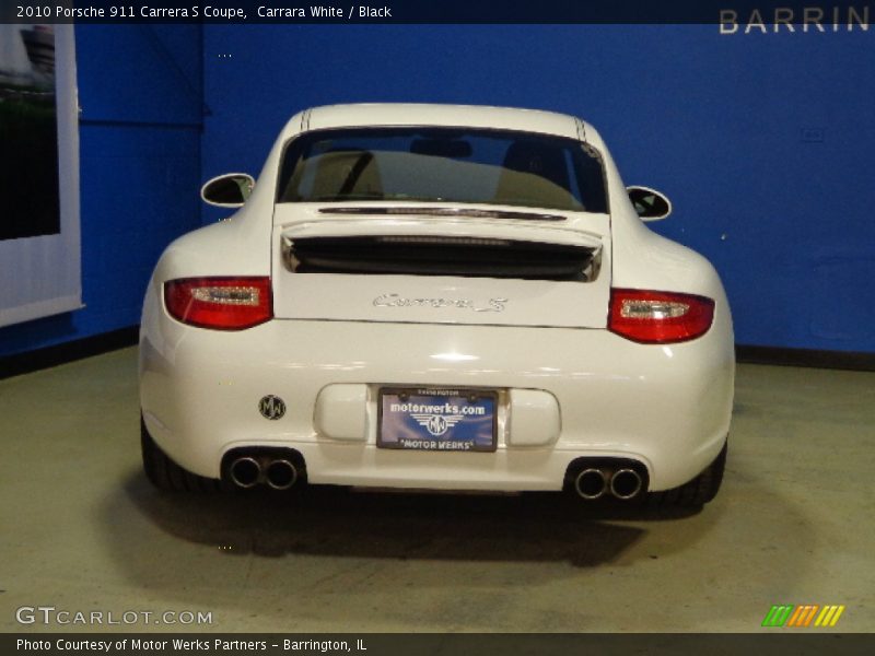 Carrara White / Black 2010 Porsche 911 Carrera S Coupe