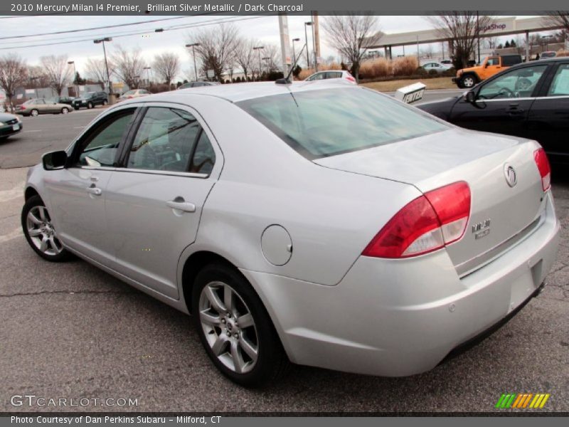Brilliant Silver Metallic / Dark Charcoal 2010 Mercury Milan I4 Premier