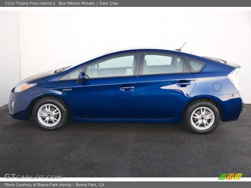 Blue Ribbon Metallic / Dark Gray 2010 Toyota Prius Hybrid II