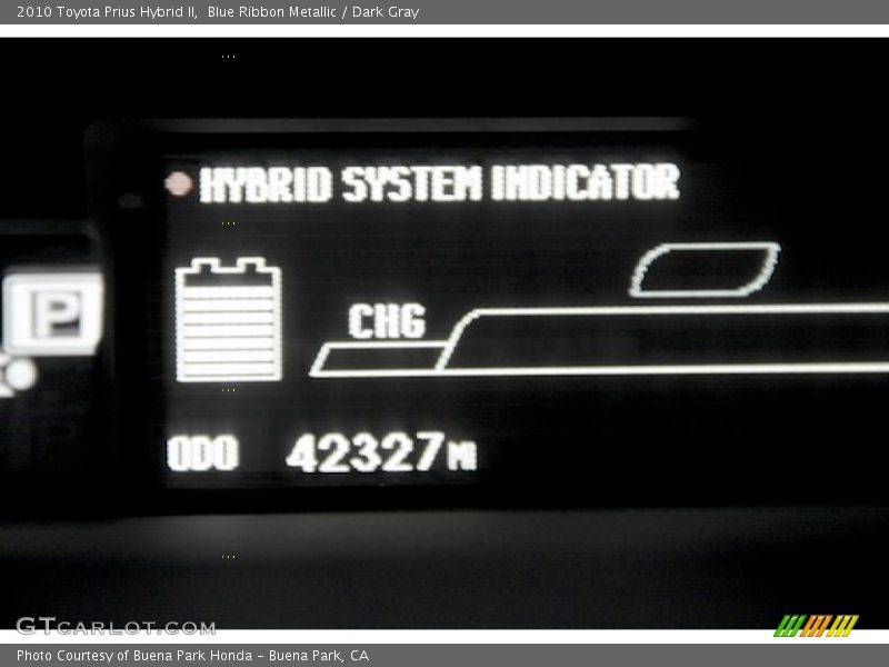 Blue Ribbon Metallic / Dark Gray 2010 Toyota Prius Hybrid II