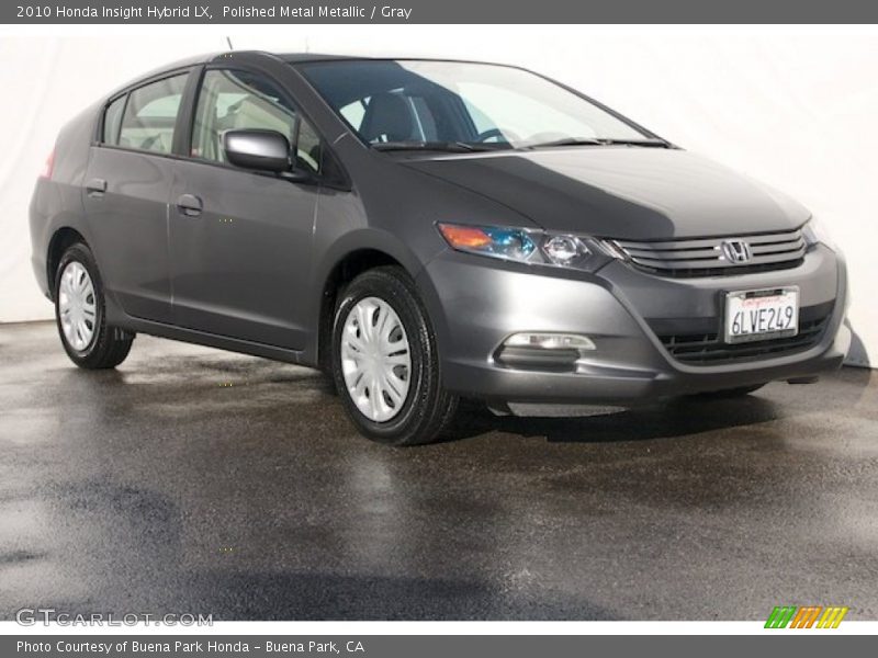 Polished Metal Metallic / Gray 2010 Honda Insight Hybrid LX