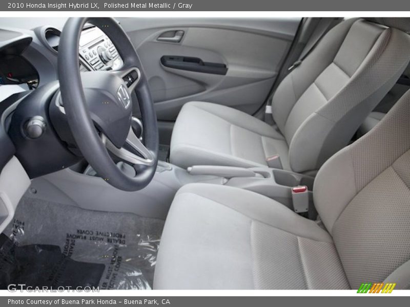Polished Metal Metallic / Gray 2010 Honda Insight Hybrid LX