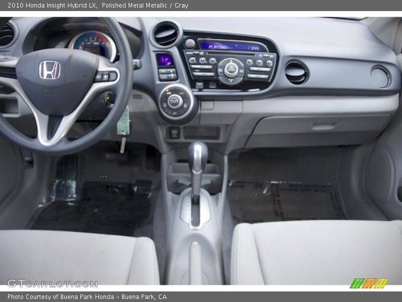 Polished Metal Metallic / Gray 2010 Honda Insight Hybrid LX