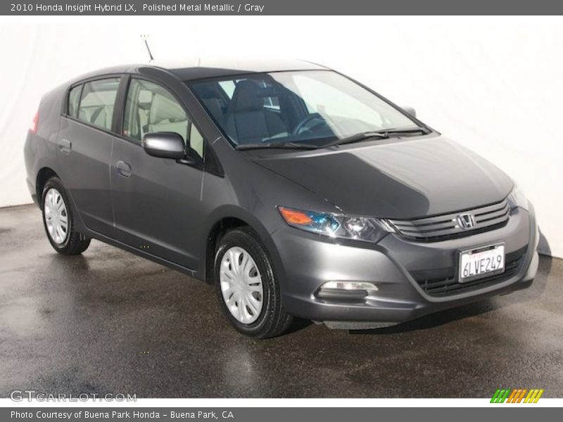 Polished Metal Metallic / Gray 2010 Honda Insight Hybrid LX