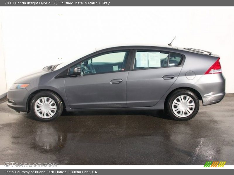 Polished Metal Metallic / Gray 2010 Honda Insight Hybrid LX