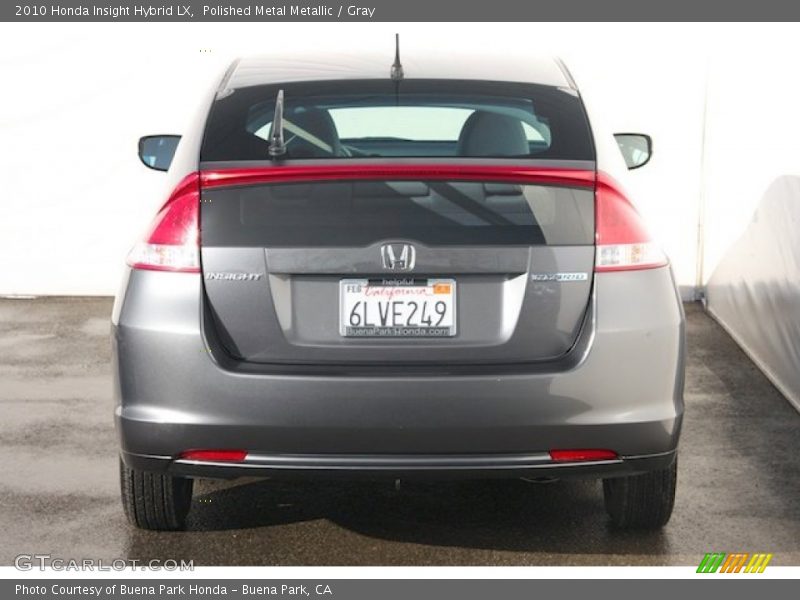 Polished Metal Metallic / Gray 2010 Honda Insight Hybrid LX