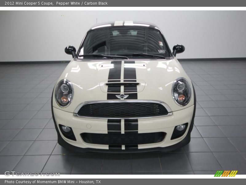 Pepper White / Carbon Black 2012 Mini Cooper S Coupe