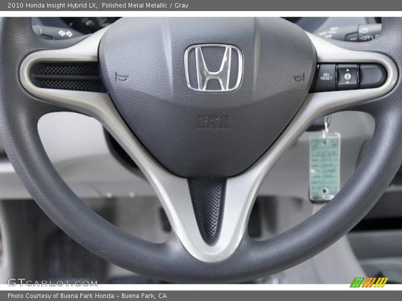 Polished Metal Metallic / Gray 2010 Honda Insight Hybrid LX