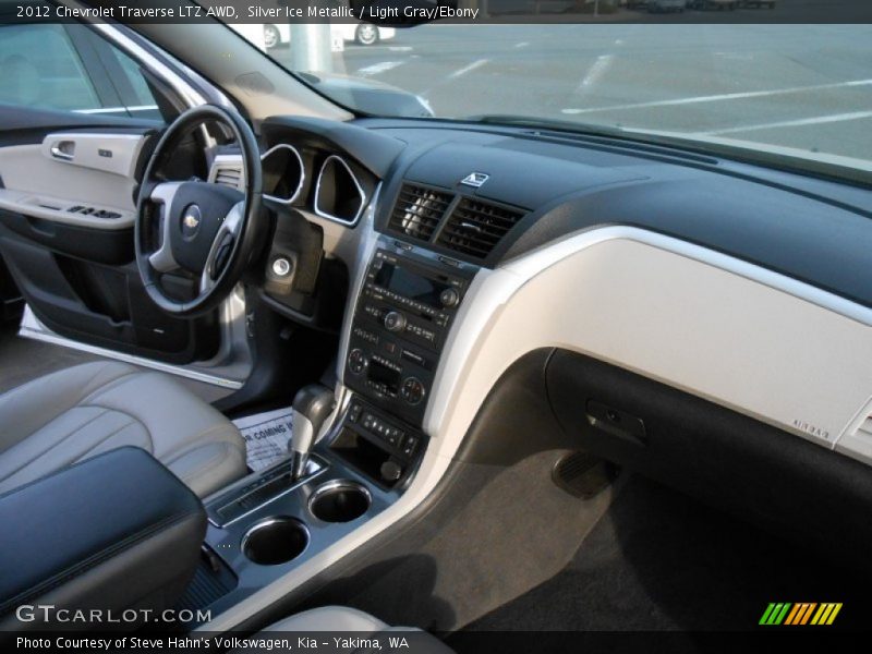 Silver Ice Metallic / Light Gray/Ebony 2012 Chevrolet Traverse LTZ AWD