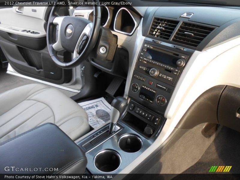 Silver Ice Metallic / Light Gray/Ebony 2012 Chevrolet Traverse LTZ AWD