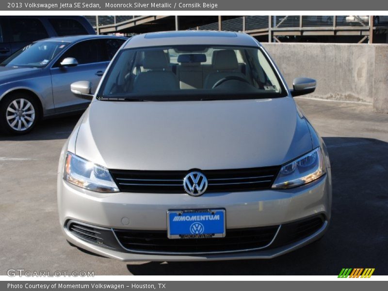 Moonrock Silver Metallic / Cornsilk Beige 2013 Volkswagen Jetta SE Sedan