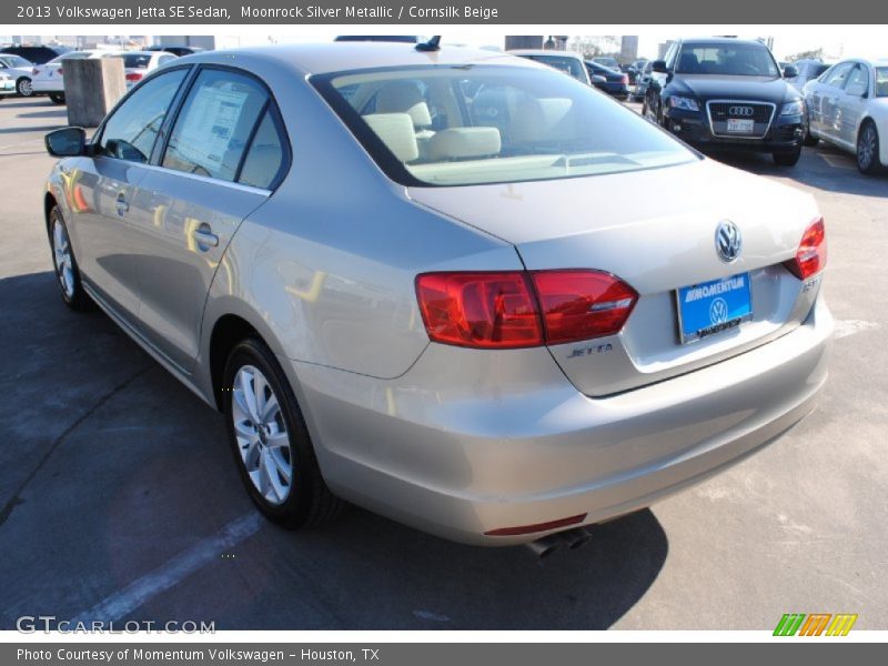Moonrock Silver Metallic / Cornsilk Beige 2013 Volkswagen Jetta SE Sedan