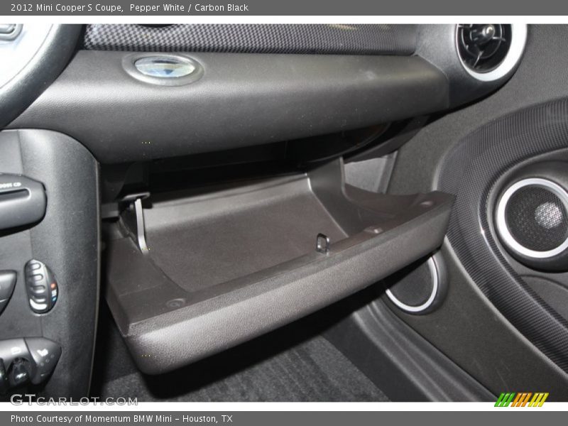 Pepper White / Carbon Black 2012 Mini Cooper S Coupe