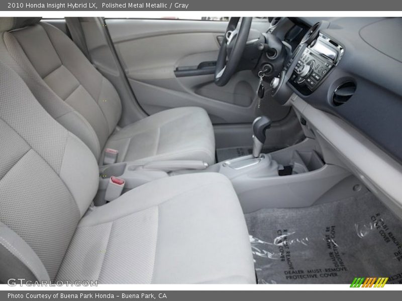 Polished Metal Metallic / Gray 2010 Honda Insight Hybrid LX