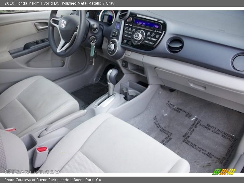 Polished Metal Metallic / Gray 2010 Honda Insight Hybrid LX