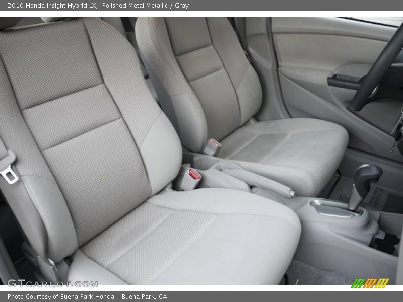 Polished Metal Metallic / Gray 2010 Honda Insight Hybrid LX