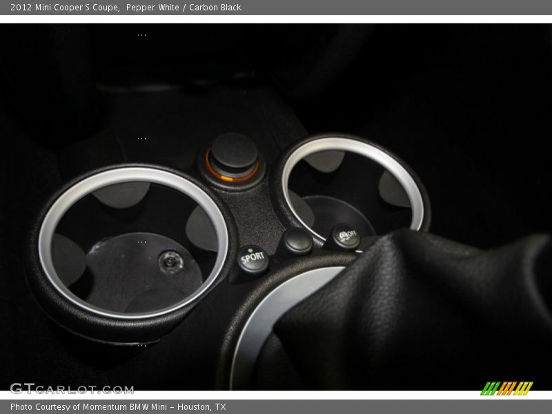 Pepper White / Carbon Black 2012 Mini Cooper S Coupe