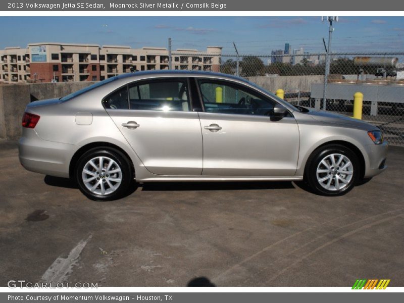 Moonrock Silver Metallic / Cornsilk Beige 2013 Volkswagen Jetta SE Sedan