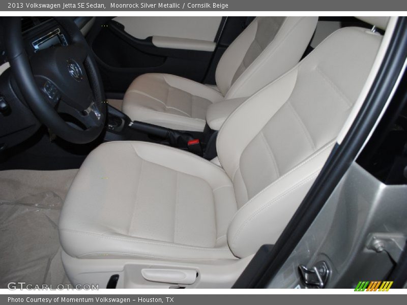 Moonrock Silver Metallic / Cornsilk Beige 2013 Volkswagen Jetta SE Sedan
