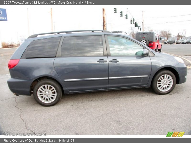 Slate Gray Metallic / Stone 2007 Toyota Sienna XLE Limited AWD