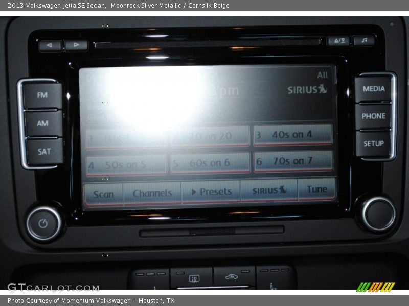 Moonrock Silver Metallic / Cornsilk Beige 2013 Volkswagen Jetta SE Sedan