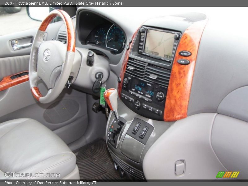 Slate Gray Metallic / Stone 2007 Toyota Sienna XLE Limited AWD