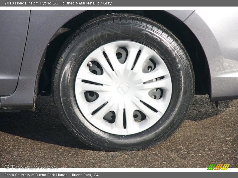 Polished Metal Metallic / Gray 2010 Honda Insight Hybrid LX