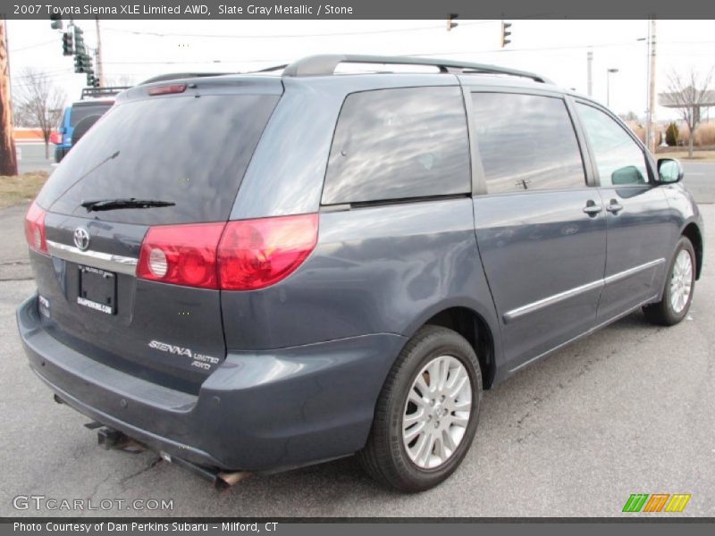 Slate Gray Metallic / Stone 2007 Toyota Sienna XLE Limited AWD