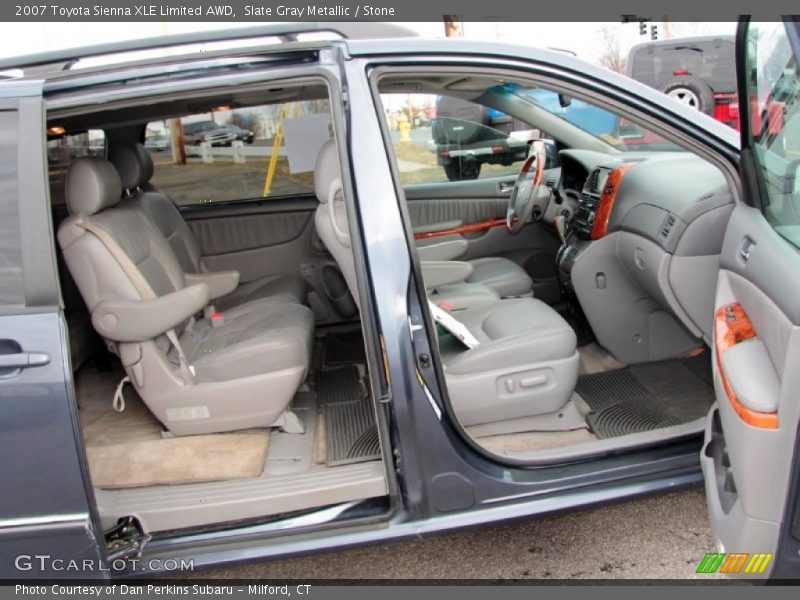Slate Gray Metallic / Stone 2007 Toyota Sienna XLE Limited AWD