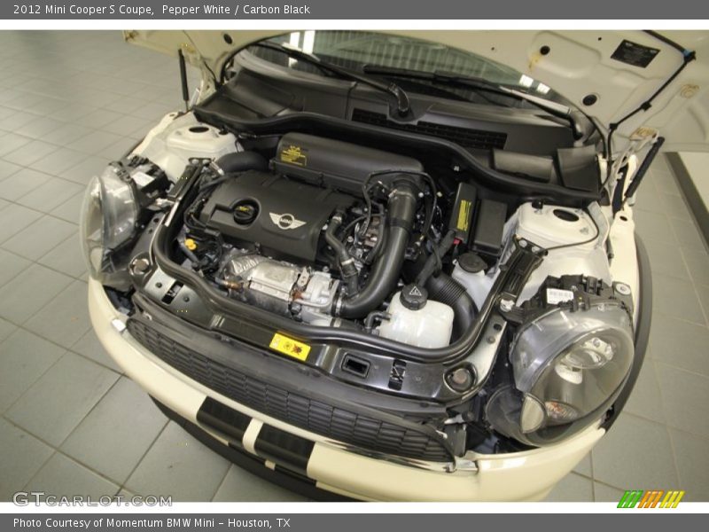 Pepper White / Carbon Black 2012 Mini Cooper S Coupe