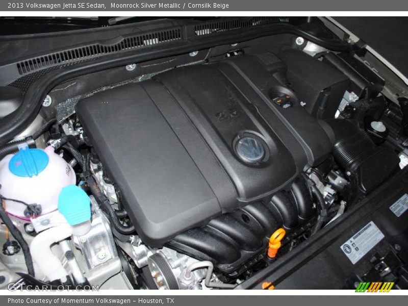 Moonrock Silver Metallic / Cornsilk Beige 2013 Volkswagen Jetta SE Sedan