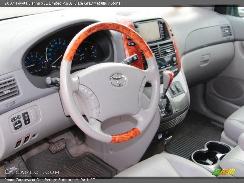 Slate Gray Metallic / Stone 2007 Toyota Sienna XLE Limited AWD