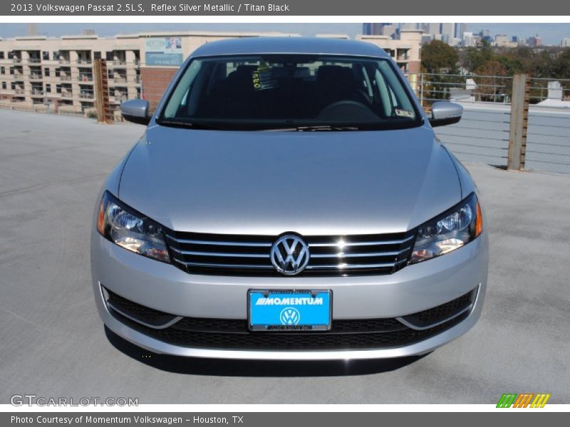 Reflex Silver Metallic / Titan Black 2013 Volkswagen Passat 2.5L S
