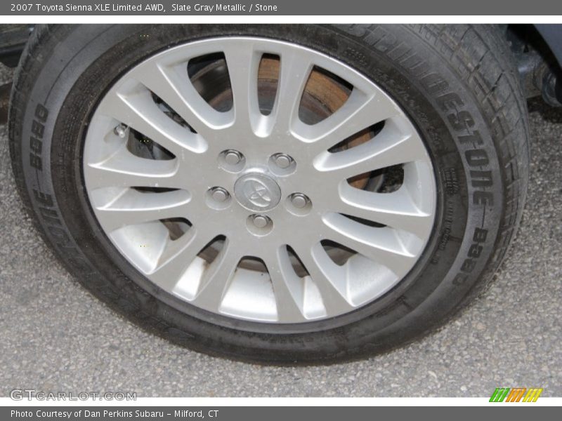 Slate Gray Metallic / Stone 2007 Toyota Sienna XLE Limited AWD