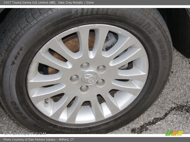 Slate Gray Metallic / Stone 2007 Toyota Sienna XLE Limited AWD
