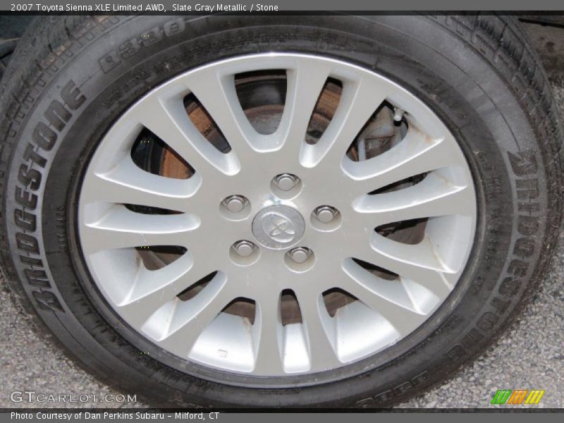 Slate Gray Metallic / Stone 2007 Toyota Sienna XLE Limited AWD