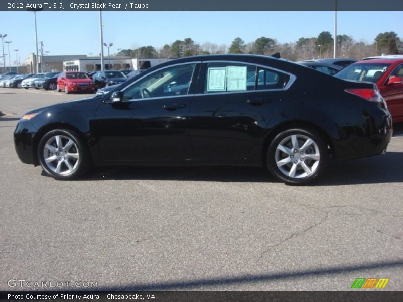 Crystal Black Pearl / Taupe 2012 Acura TL 3.5