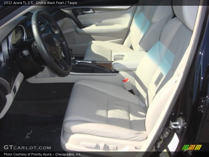 Crystal Black Pearl / Taupe 2012 Acura TL 3.5