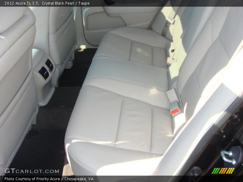 Crystal Black Pearl / Taupe 2012 Acura TL 3.5