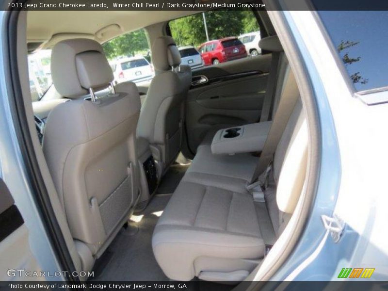 Winter Chill Pearl / Dark Graystone/Medium Graystone 2013 Jeep Grand Cherokee Laredo