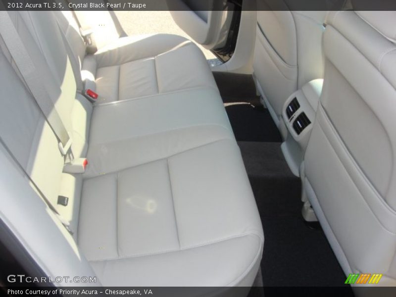 Crystal Black Pearl / Taupe 2012 Acura TL 3.5