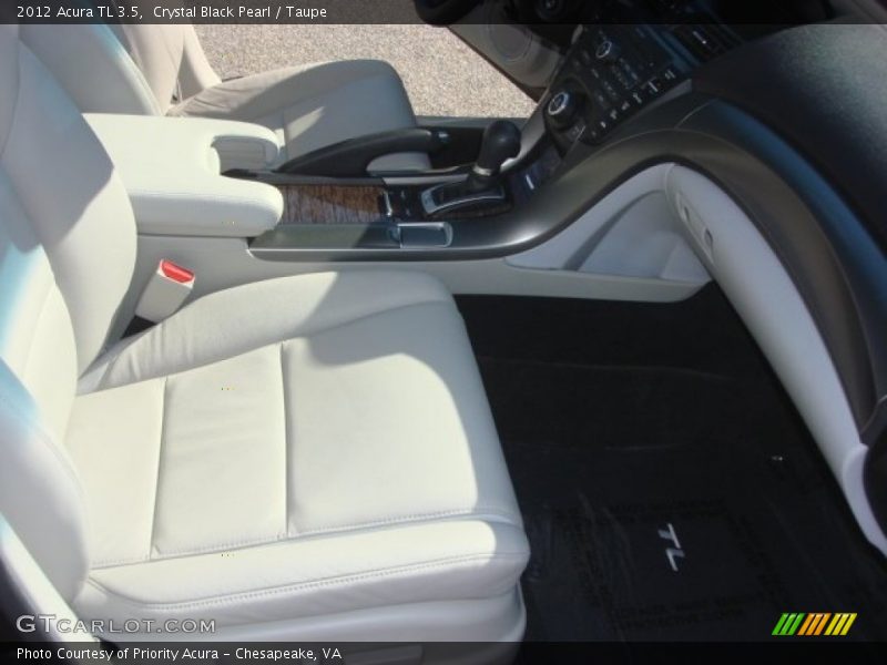 Crystal Black Pearl / Taupe 2012 Acura TL 3.5